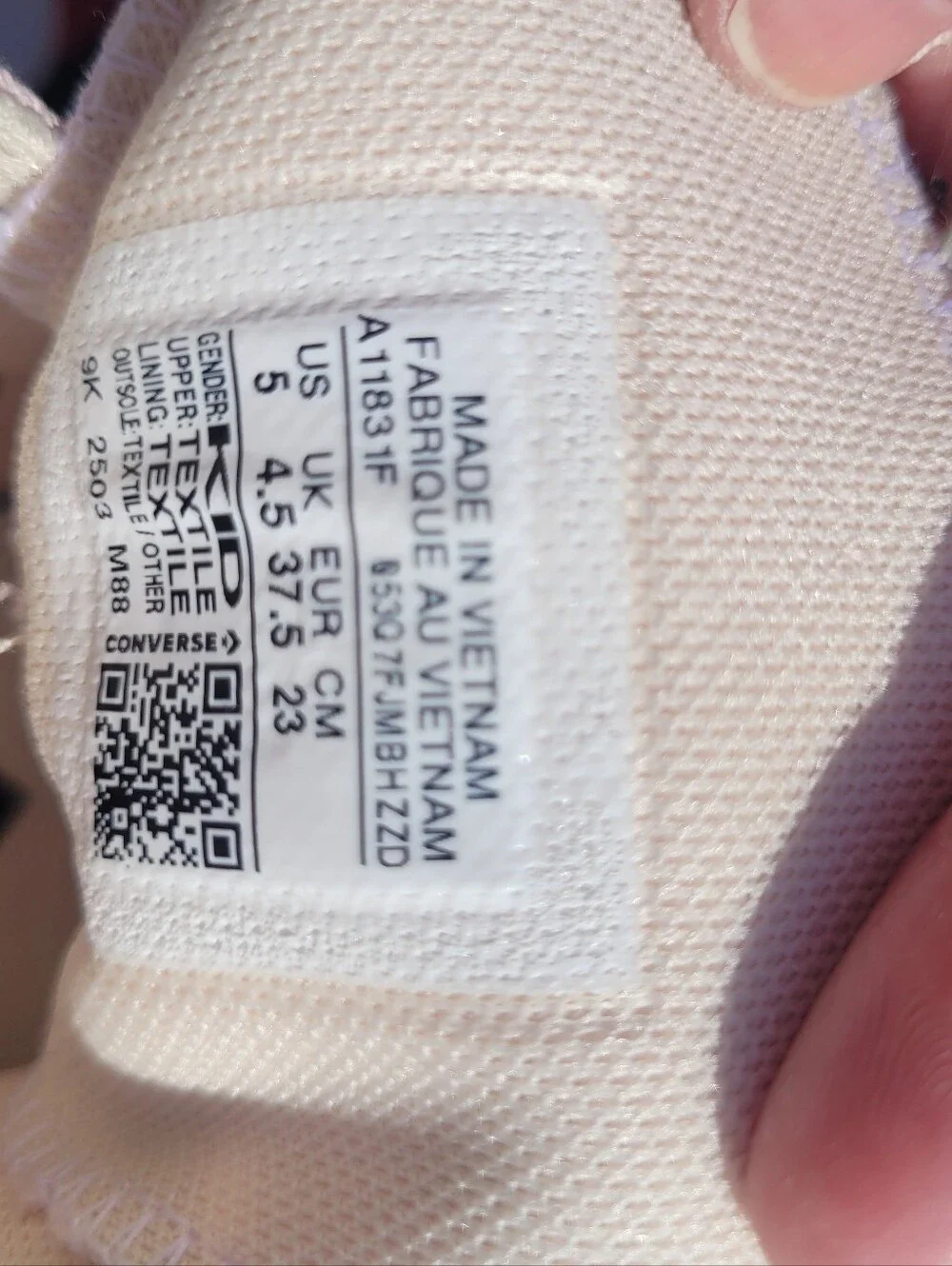 Converse Pink High Top Sneakers with White Trim